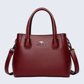 Bolsa Cruzada de Piel Patricia